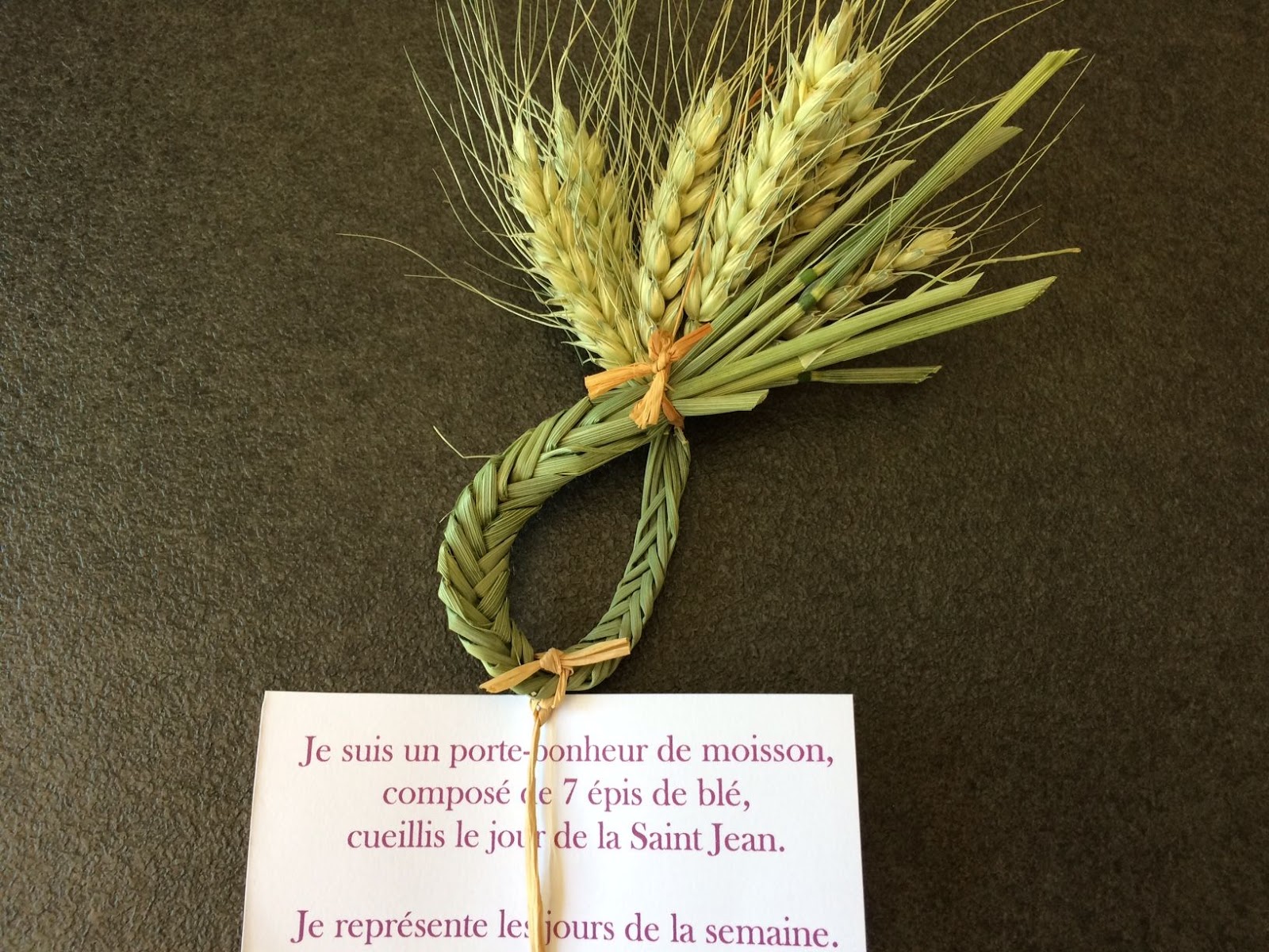 Cueille 7 épis de blé et tu auras du pain toute l'année L'Élan BeaucampsLigny
