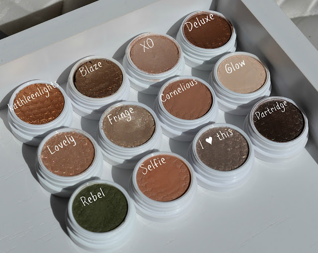 colour pop eyeshadow swatches, 