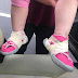 Mom drops daughter at daycare, then return to find the child's feet taped to her shoes