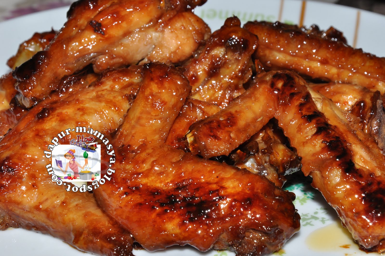 Dapur Mamasya: Sticky Caramel Chicken Wings