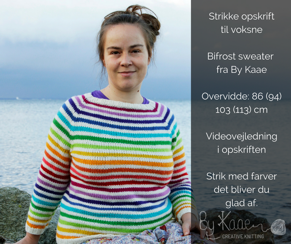 Knitting By Kaae: Kunsten at sætte farver til en stribet sweater - sådan du farver