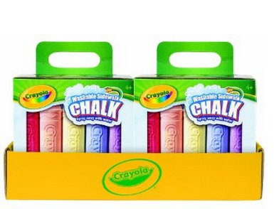 Welcome to Miss Priss: Crayola Sidewalk 15-Piece Chalk Tray, JUST $2.99