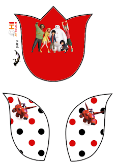 Big Hero 6: Invitaciones para Imprimir Gratis.