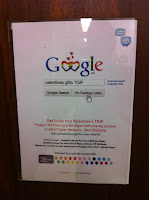 Internal poster for the event at Google