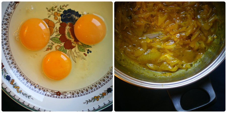 Pastela de pollo (Elaboración)