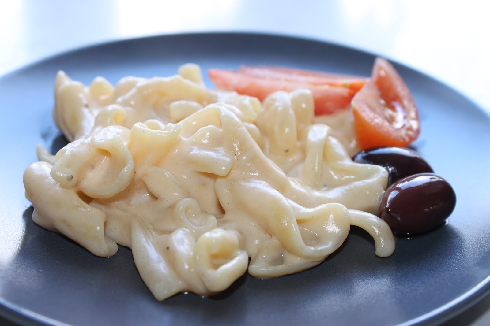 Toves kök nästan bara vegetariskt Krämig vegetarisk pasta carbonara