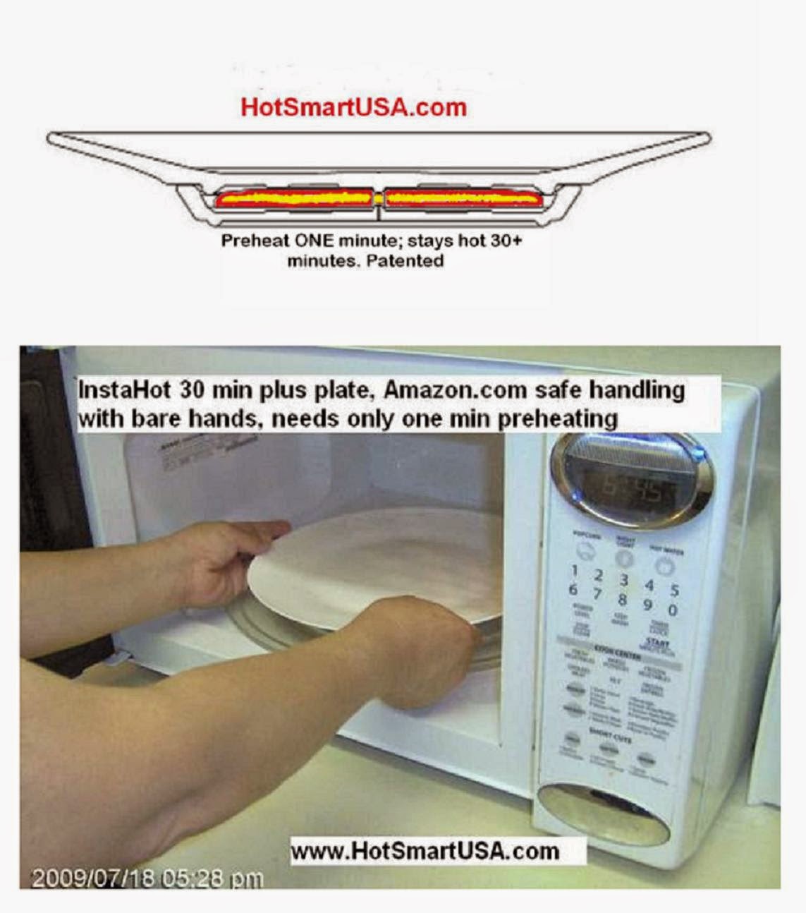 The only plates in the world that keep food hot