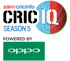 ESPNcricinfo in association with OPPO presents CricIQ 2017 Season 5 ESPNcricinfo in association with OPPO presents CricIQ 2017 Season 5