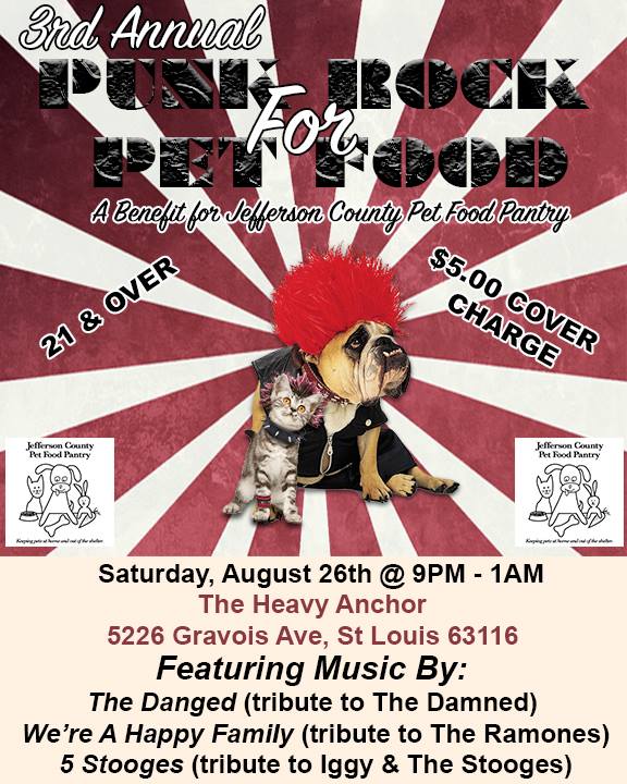 Jefferson County Pet Food Pantry 3rd Annual Punk Rock For Pet