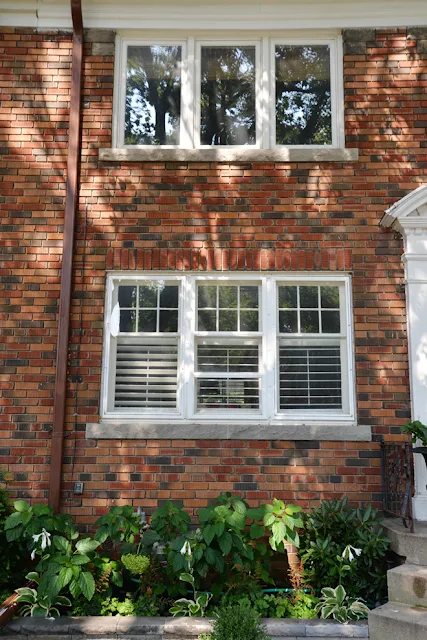 window plantation shutters exterior six over one