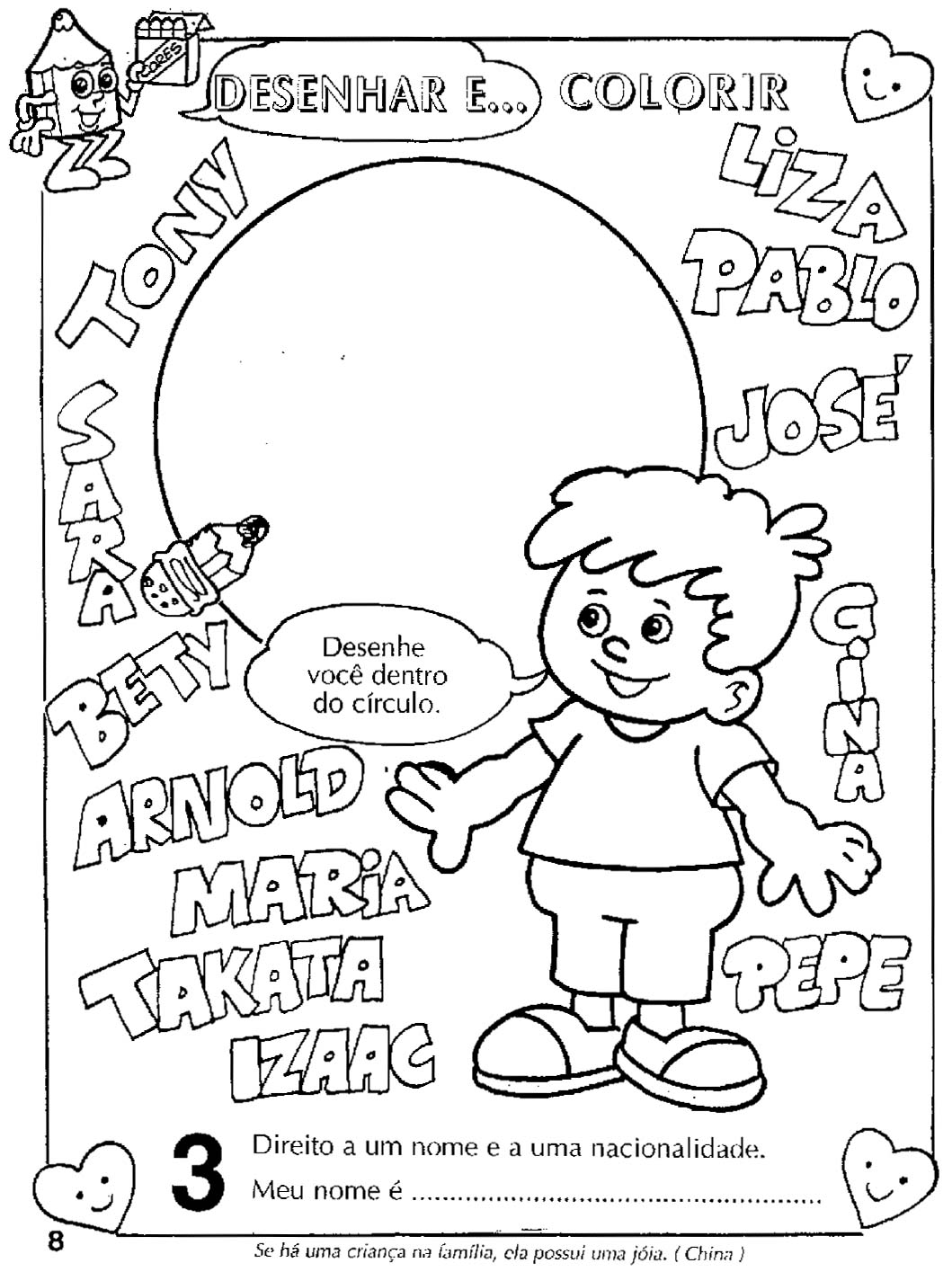 12 de outubro dia das crianças hora de colorir atividades
