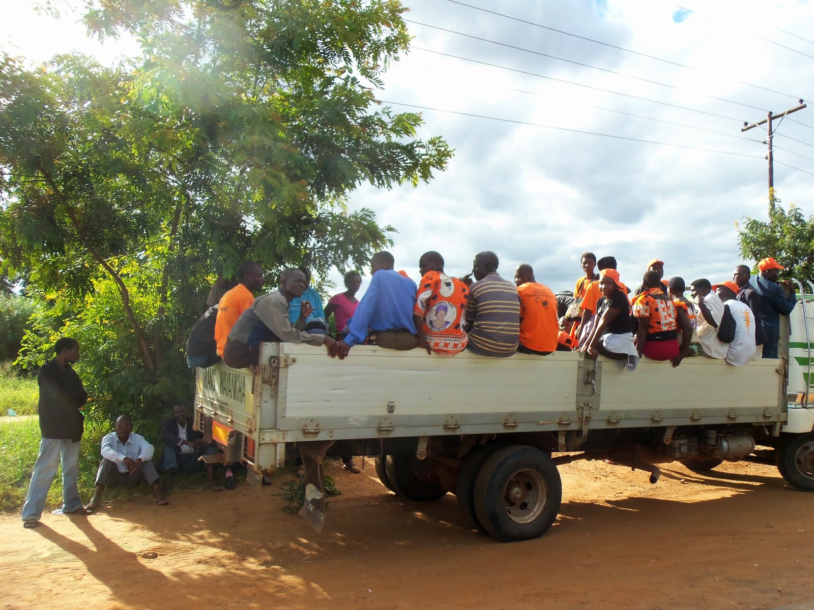 and Lynda in Africa Public Transportation in Lilongwe, Malawi