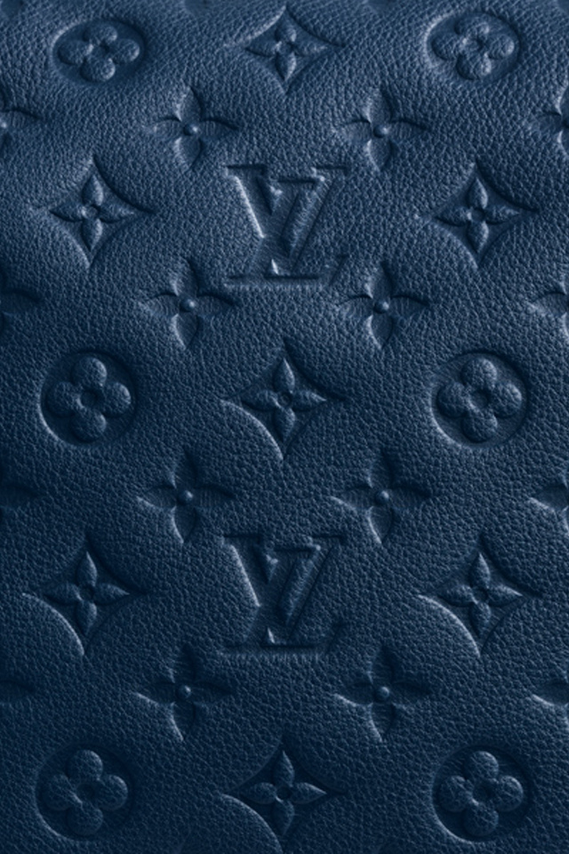 Louis Vuitton Blue - iPhone 4 Wallpaper - Pocket Walls :: HD iPhone Wallpapers