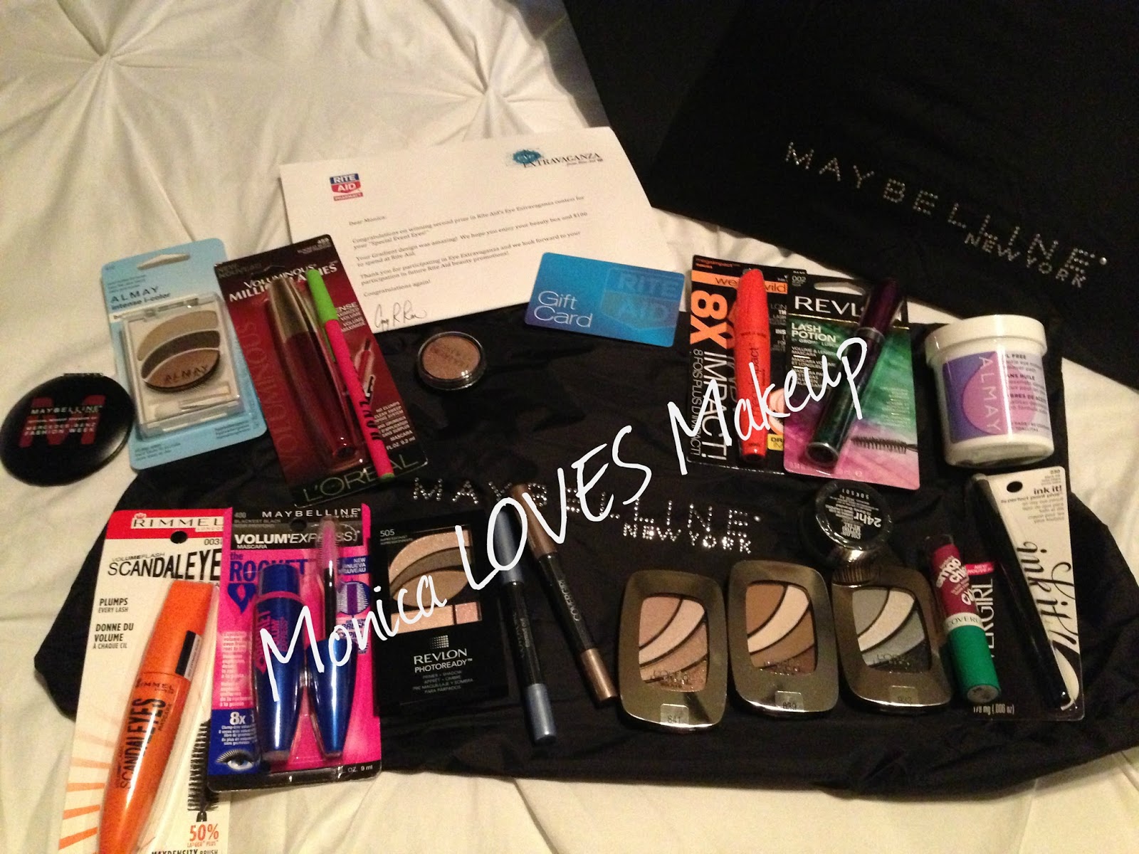 Monica LOVES Makeup Rite Aid Eye Extravaganza Prize!