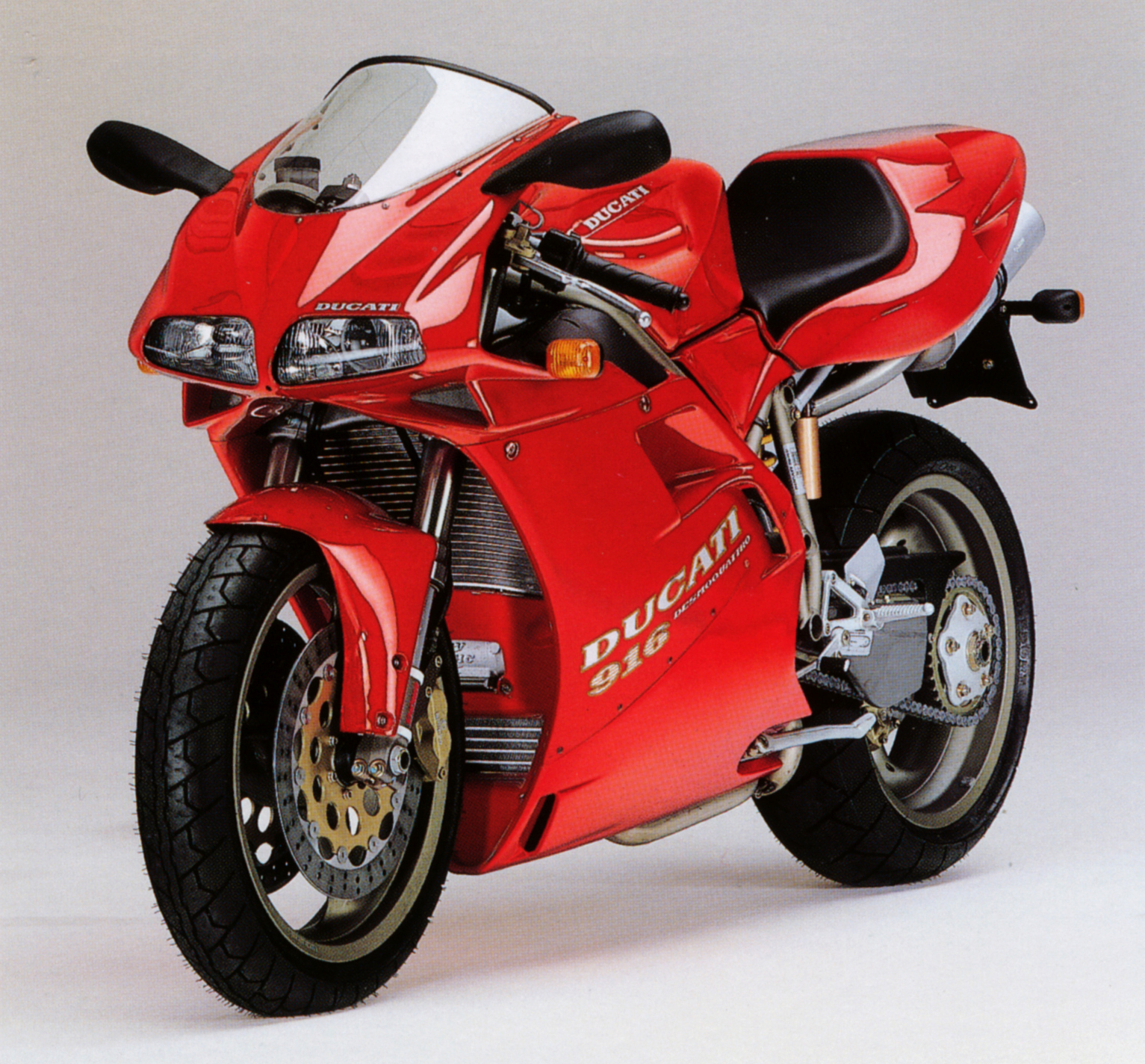 The brakes on a 916 are a bit behind modern standards, and were known for being a bit disappointing even when they were current. The stock discs were a weak ...