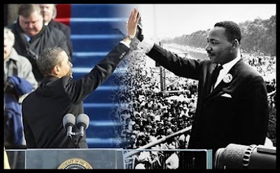 Sonhos opostos -  Barack Obama e Martin Luther King