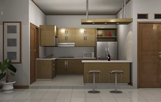  Interior  dapur  minimalis bergaya elegan desain  dapur  