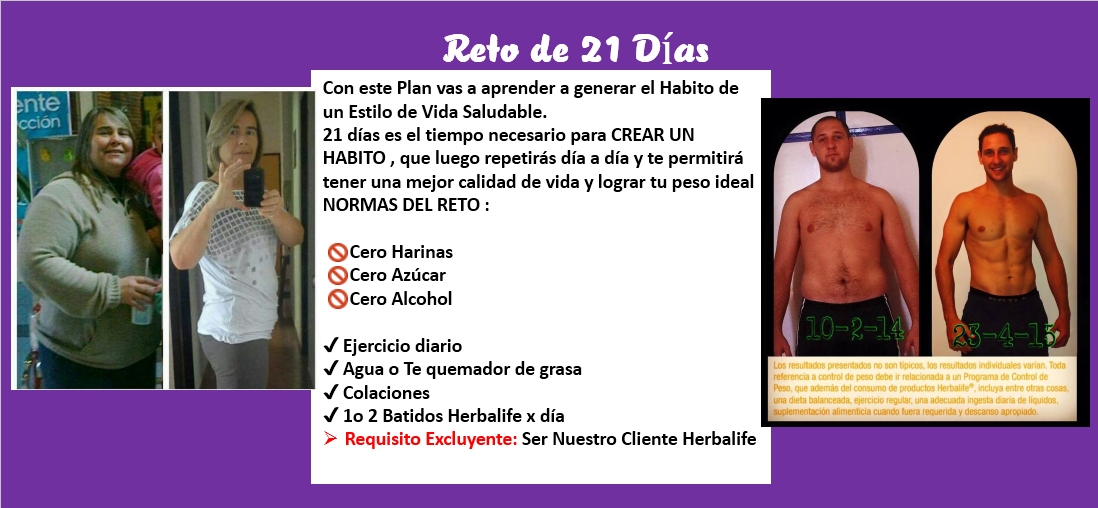 Reto 21 dias herbalife Reto 21 dias herbalife