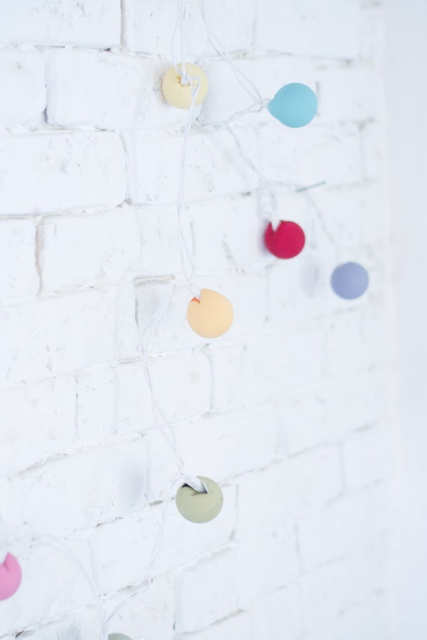 Guirnalda luces ping pong colores