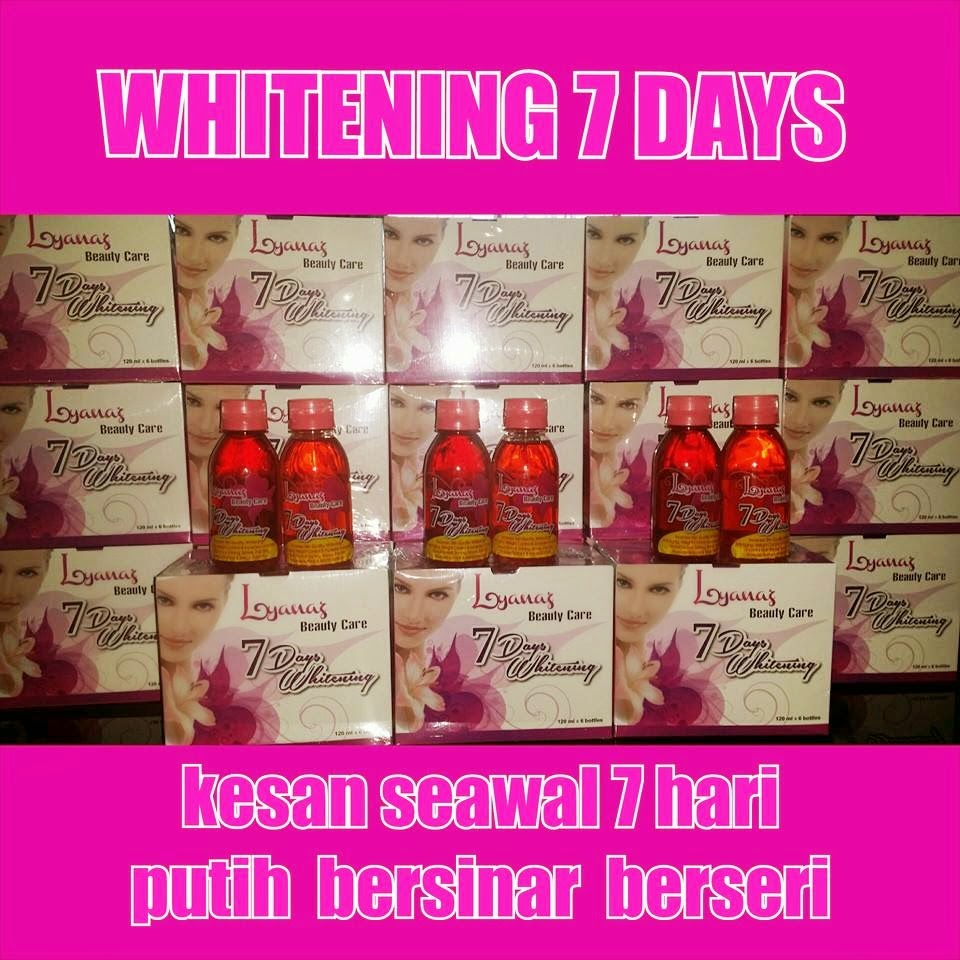 HNJ Beauty 7 DAYS WHITENING DRINK KESAN PENCERAHAN SEAWAL 7 HARI