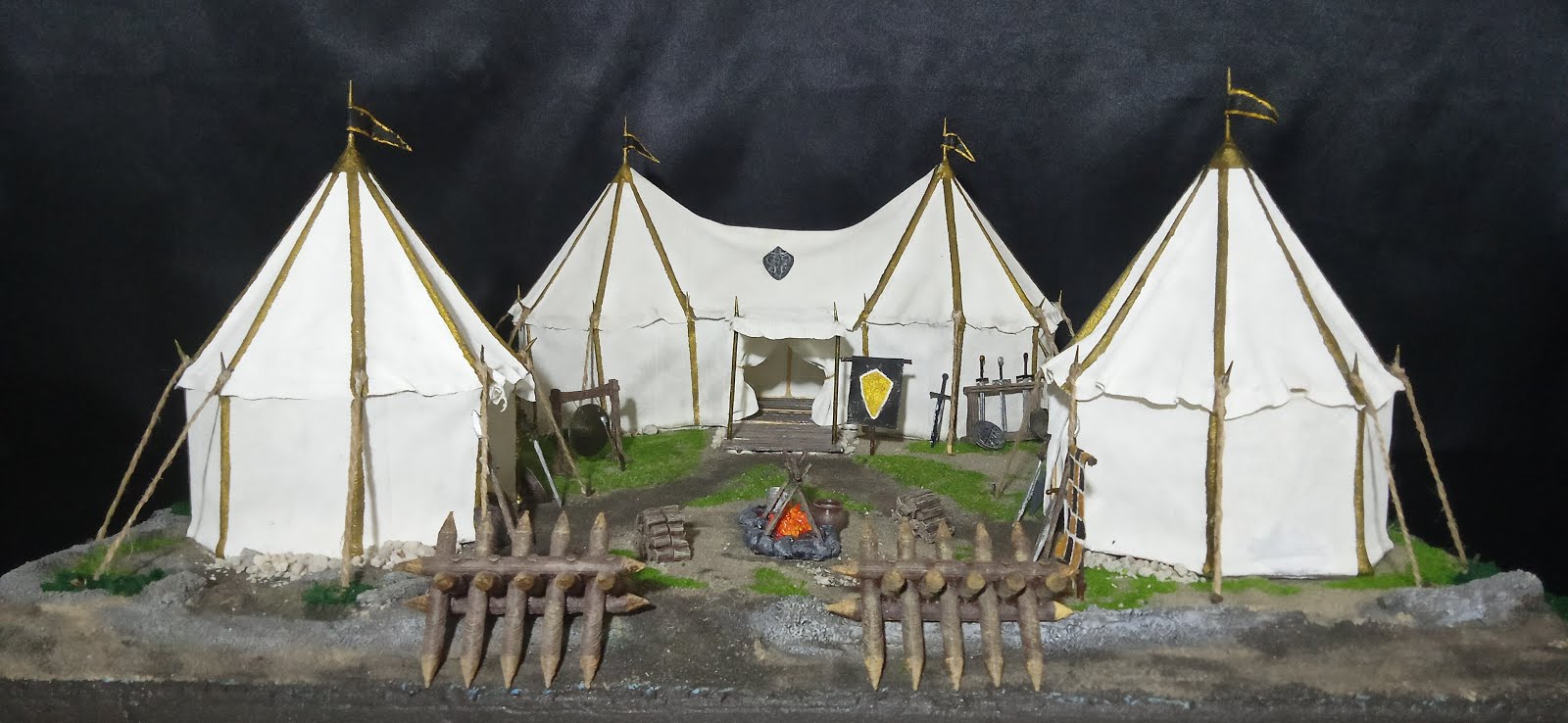 Diorama Military Medieval Tent