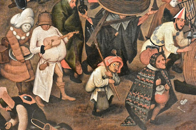 Pierre Brueghel l'Ancien : Du côté du Carnaval et de Carême (détail) Pierre Brueghel l'Ancien : Du côté du Carnaval et de Carême (détail) Bruxelles