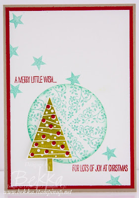 Festival of Trees Card - Make this with the Feeling Crafty Christmas Card Club