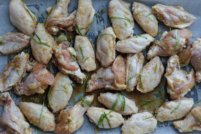 Lemongrass and Kaffir Lime Chicken Wings