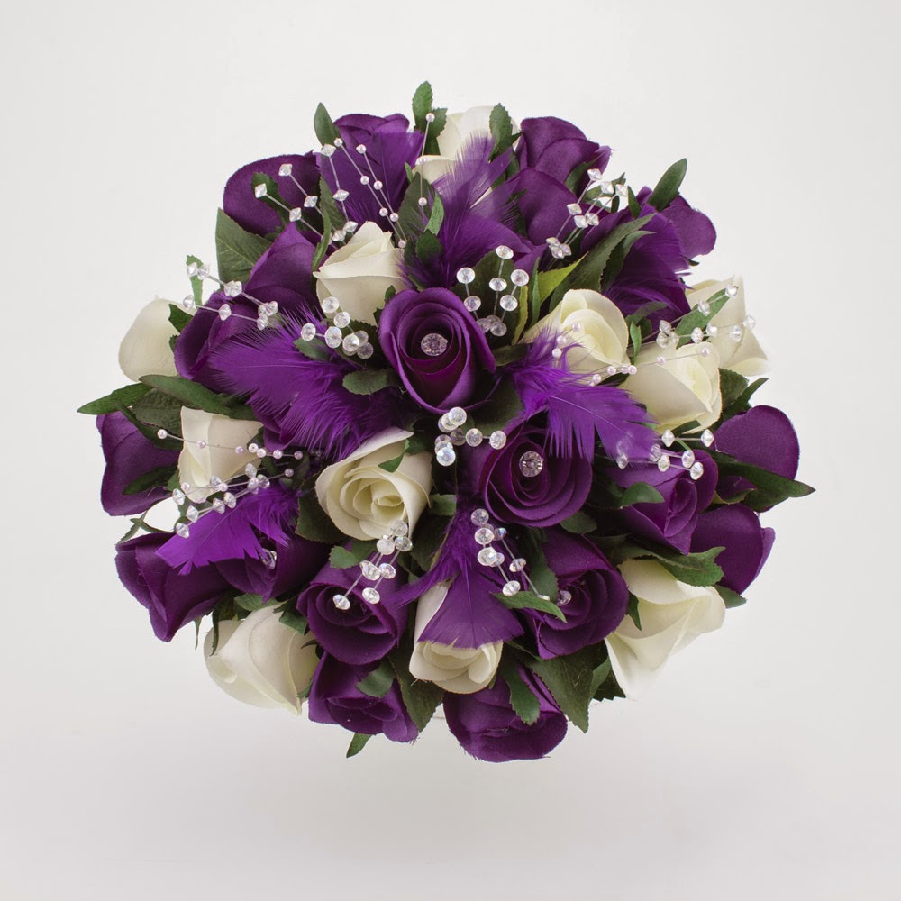 Purple wedding flowers wedding flowers ideas