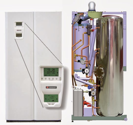 Frisquet Hydroconfort Solaire une chaudière gaz hybride ELYOTHERM