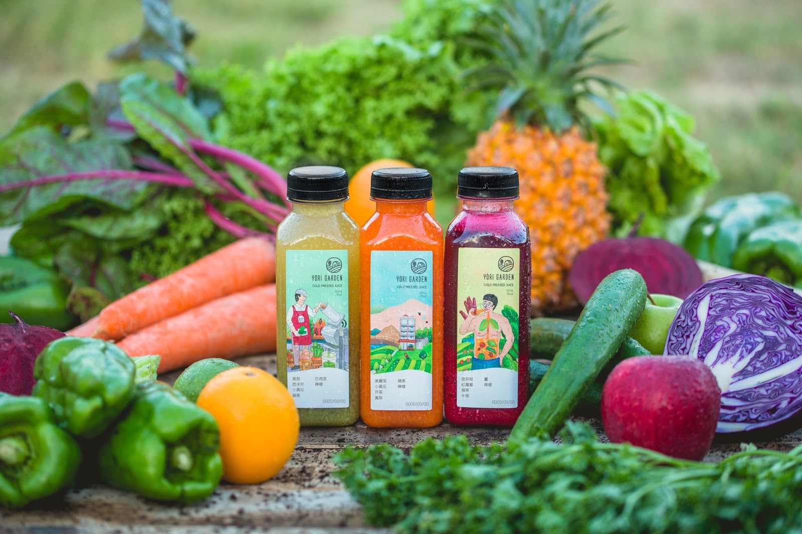 Yori Garden Cold Pressed Juice on Packaging of the World Creative