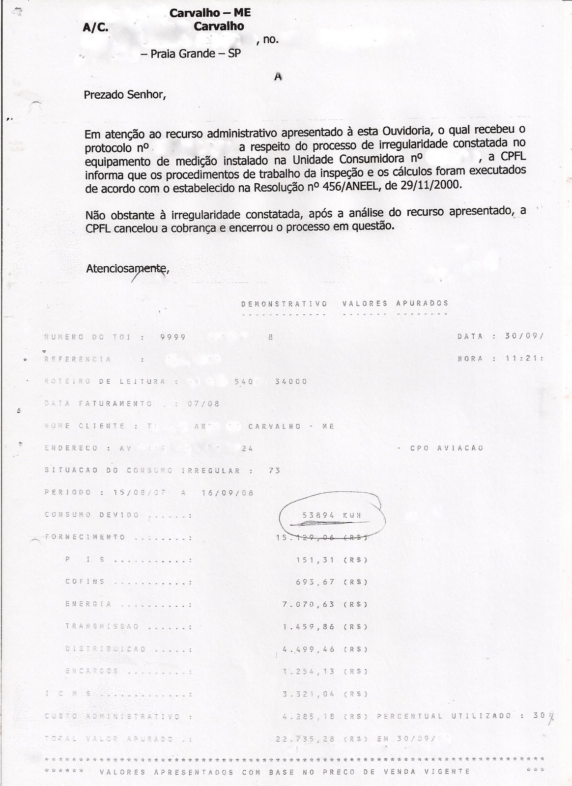 Conhecido O Recurso De Parte E Provido