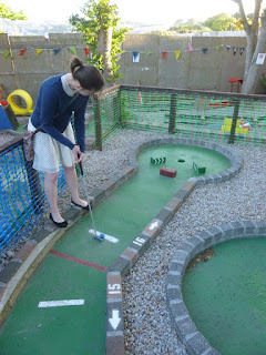 Crazy Golf course at The Alexandra Inn Penzance