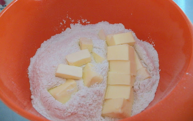 Butter and flour for pastry