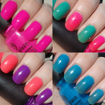 paint the rainbows ★彡: China Glaze Sunsational Neons - Jellies ...