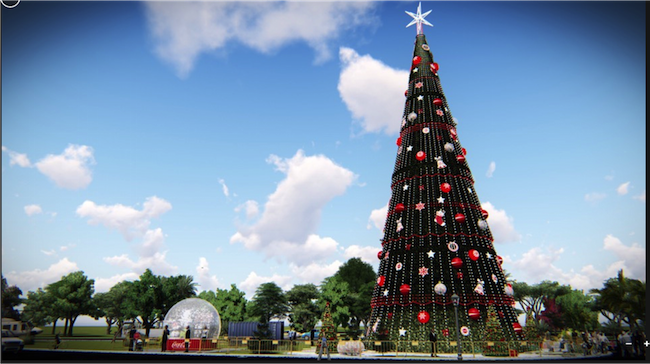 Árvore de Natal do Parque do Ibirapuera Coca-Cola