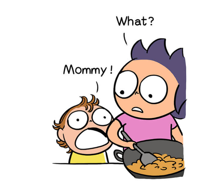 Hilarious Illustrations Depict How A Two-Year-Old Can Hurt Its Parents