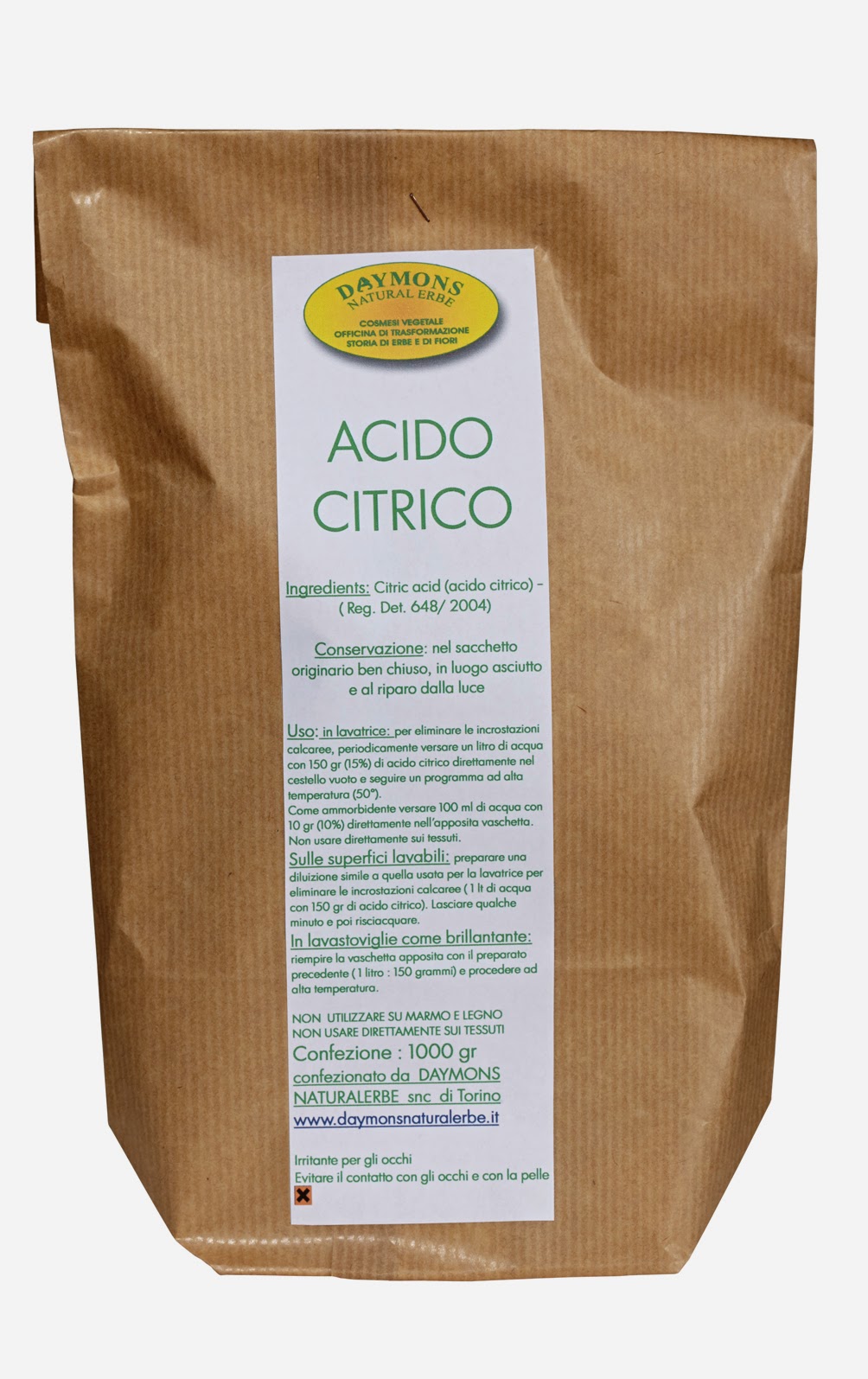 Daymons Naturalerbe L'ACIDO CITRICO di noididaymons Daymons Naturalerbe L'ACIDO CITRICO di noididaymons