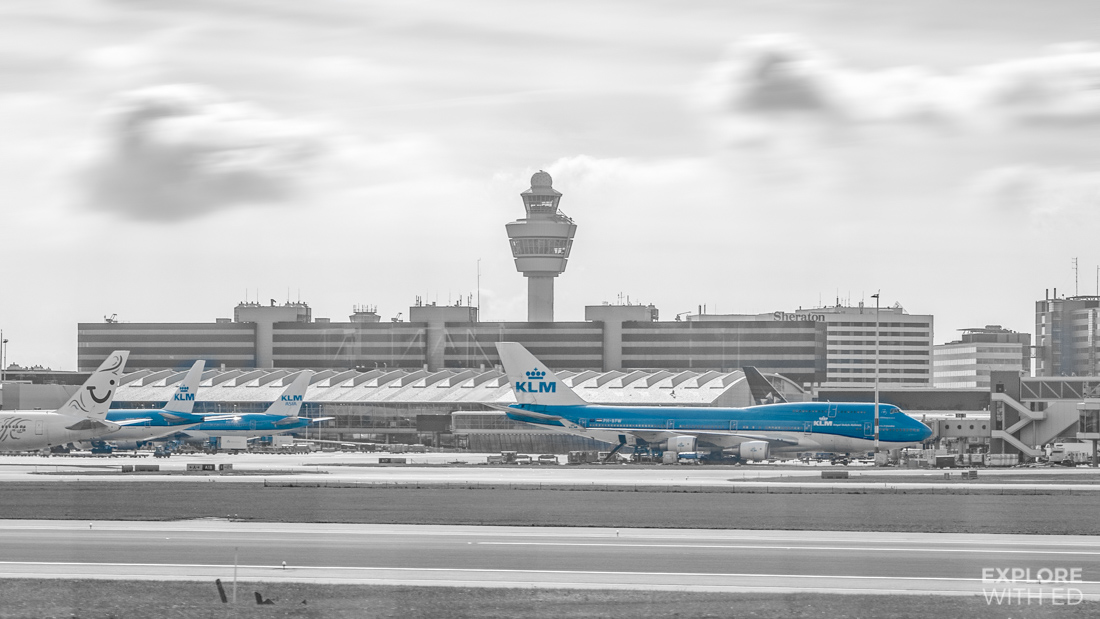 Plane spotting at Schiphol Airport
