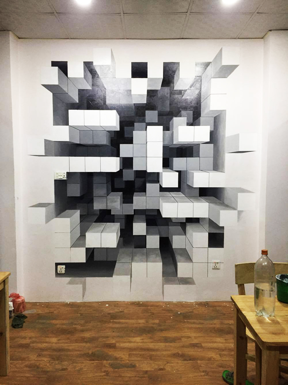 3D Wall Art (Thousands Cube) Yeden Sherpa