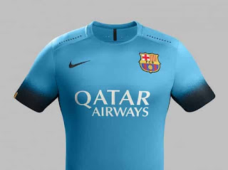 Jersey Barcelona Warna Biru Edisi Liga Champions 2015-2016