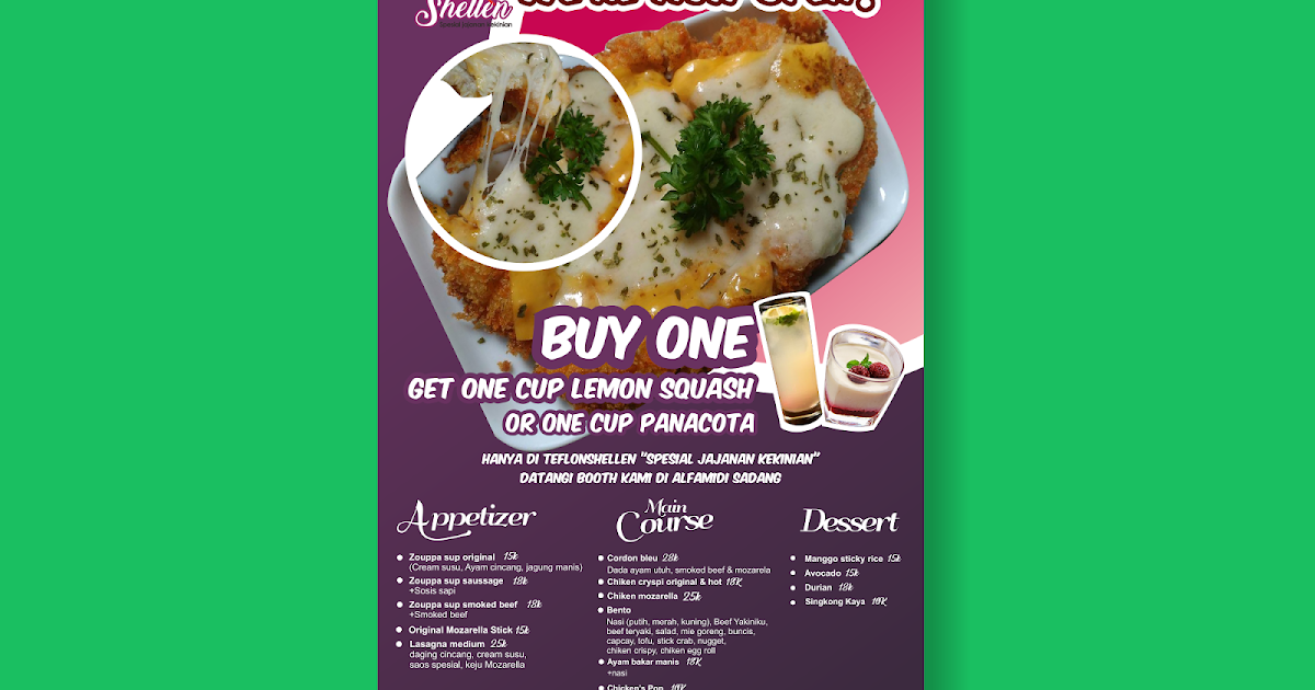 Banner Minuman Kekinian desain spanduk keren