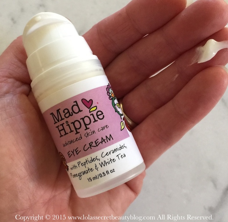 lola's secret beauty blog Mad Hippie Eye Cream Review