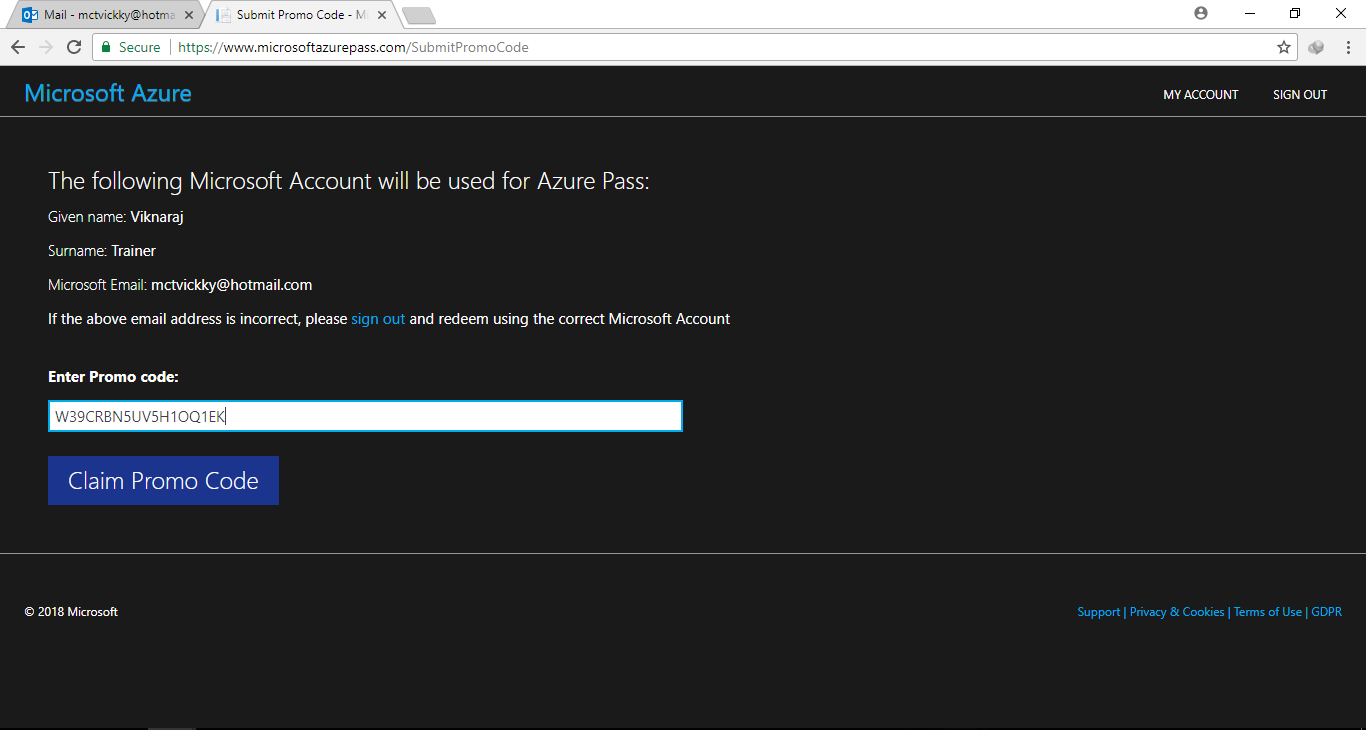 How to Activate Microsoft Azure Pass Viki