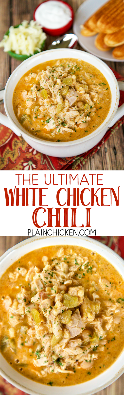 The Ultimate White Chicken Chili Plain Chicken®