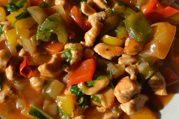 Judy Blog: Rezept: Paprika-Pute süß-sauer mit Kikkoman und süß-sauer ...