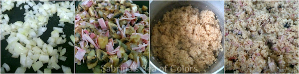 Pimientos rellenos de cous-cous integral