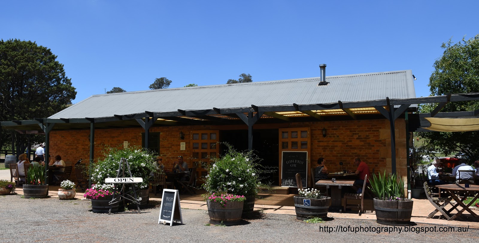 Tofu Photography The cafe at the Eling Forest Winery at Sutton Forest