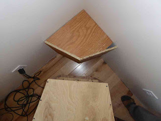 New Folded Corner Bass Horn - Corner Reflector In Place New Folded Corner Bass Horn - Corner Reflector In Place