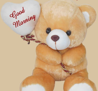 Good morning teddy bear images for facebook - light yellow colour